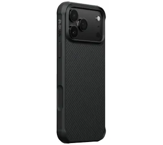 Etui Pitaka Aramid ProGuard MagSafe do iPhone 17 Pro Czarno szary