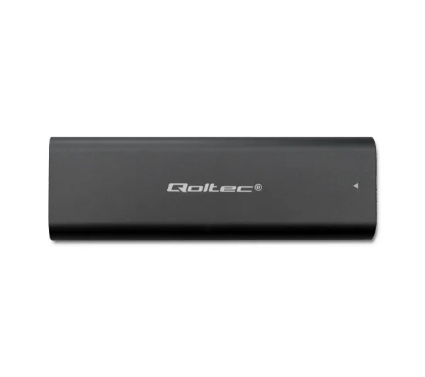 Qoltec 50312 M.2 SSD NVME PCI-E USB typ C Czarny