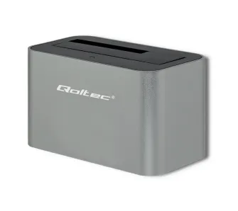 Stacja dokująca Qoltec 50315 do Dysków HDD/SSD 2.5"/3.5" SATA USB 3.0 Srebrny