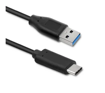 Kabel Qoltec 50491 USB-A do USB-C 1,2m Czarny