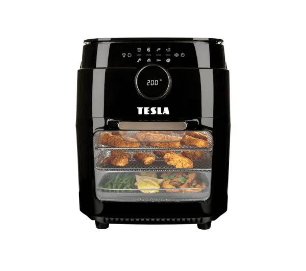 Frytkownice - Tesla AirCook & Grill QG800 WiFi  1800W 12l Aplikacja mobilna