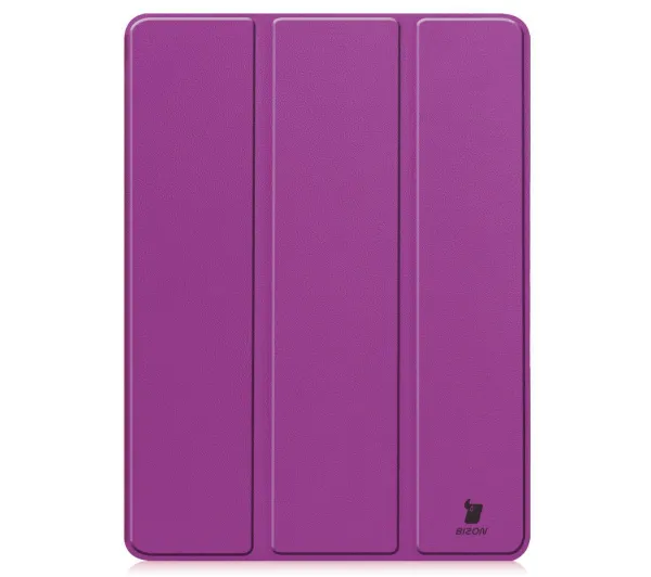 Bizon Case Tab Lizard z klapką do iPad Pro 11" 2025 / 2024 Ciemnofioletowy