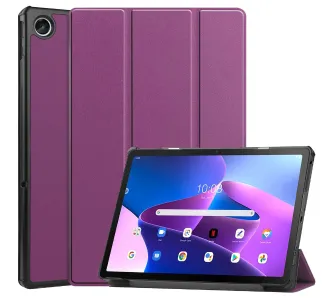 Etui na tablet Bizon Case Tab Croc z klapką do Lenovo Tab M10 Plus 3 gen. Ciemnofioletowy