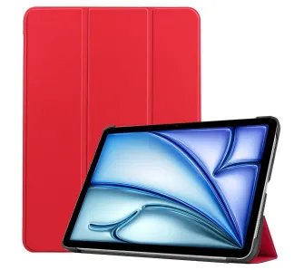 Etui na tablet Bizon Case Tab Croc z klapką do iPad Air 13" 2025 / 2024 Czerwony