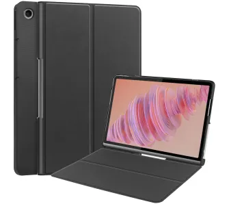 Etui na tablet Bizon Case Tab Croc z klapką do Lenovo Tab Plus 11.5" 2024 Czarny