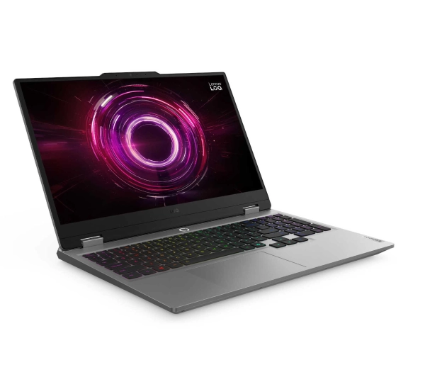 Lenovo LOQ 15AHP10 15,6" 144Hz R5 220 16GB RAM 512GB Dysk SSD RTX5050 DLSS4 Win11 Szary Funkcje AI - ⚡ EURO HIT CENOWY! ⚡ - Kup na Raty - RRSO 0%