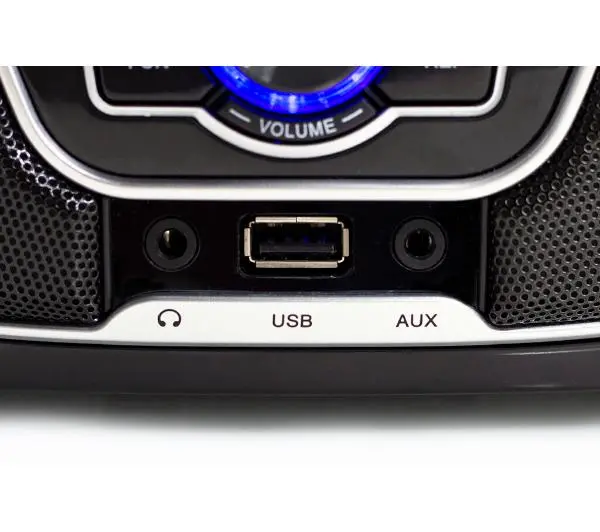 Manta BBX007 BOOMBOX Bluetooth Czarny + Słuchawki MNH02