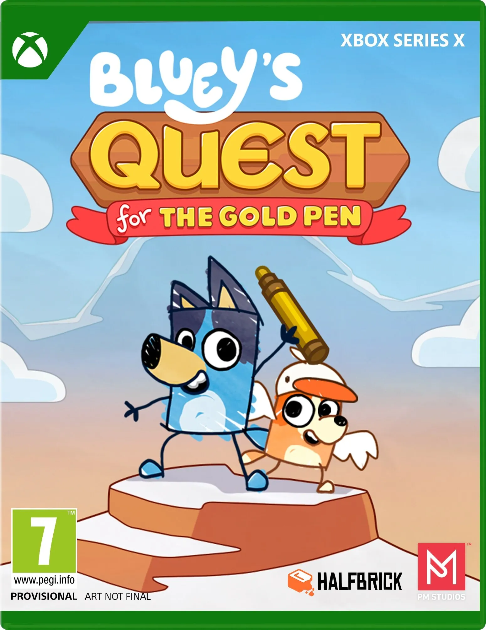 Bluey's Quests for the Gold Pen Gra na Xbox Series X