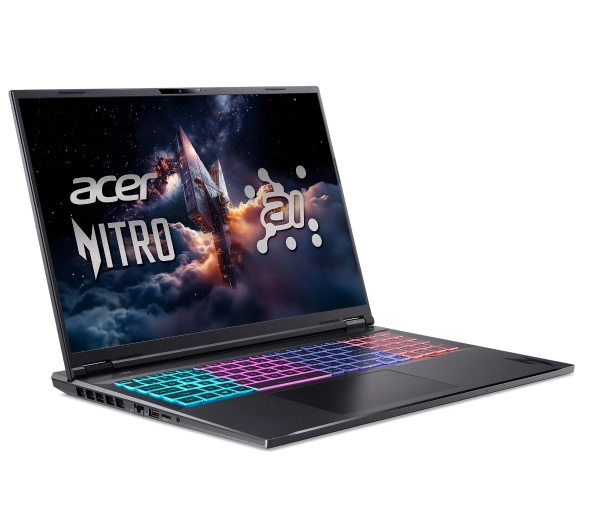 Acer Nitro 18 AI AN18-61 18" 165Hz Ryzen AI 7 350 32GB RAM 1TB Dysk SSD RTX5060 DLSS4 Win11 Pro Czarny Funkcje AI - Kup na Raty - RRSO 0%