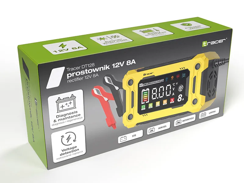 Prostownik Tracer 12V 8A DT128