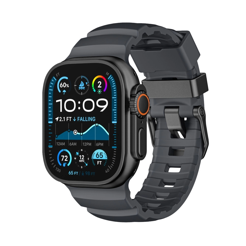 Pasek Yaxo do Apple Watch Rugged Evo Sport 44/45/46/49mm Czarny