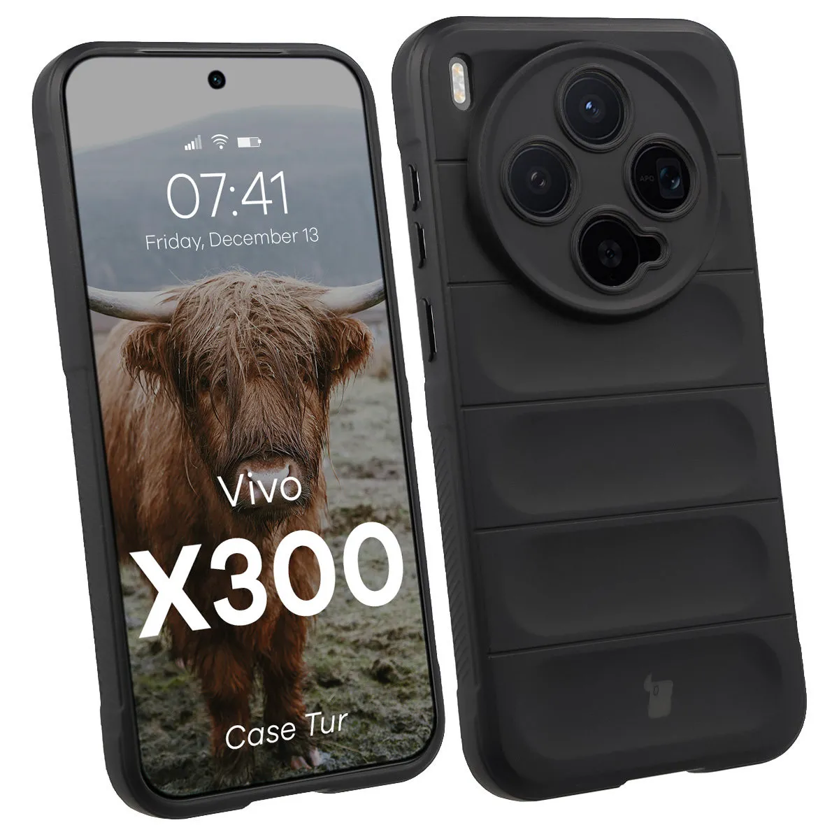 Etui Bizon Tur do Vivo X300 Czarny