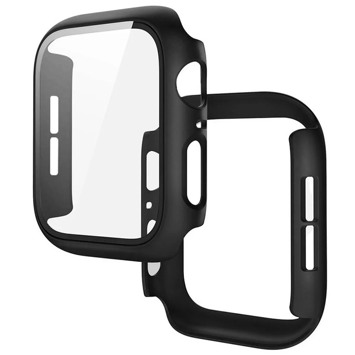 Etui Bizon Case Watch Adamo do Apple Watch SE 3 / SE 2 / SE / 6 / 5 / 4 44mm Matowy czarny
