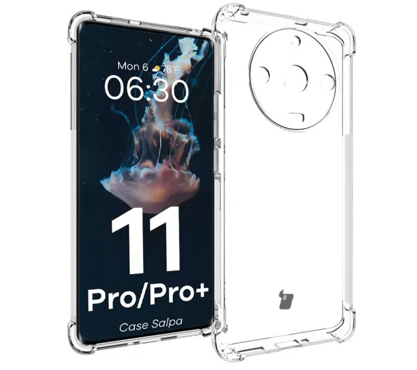 Bizon Salpa do Realme 11 Pro / 11 Pro+ Przezroczysty