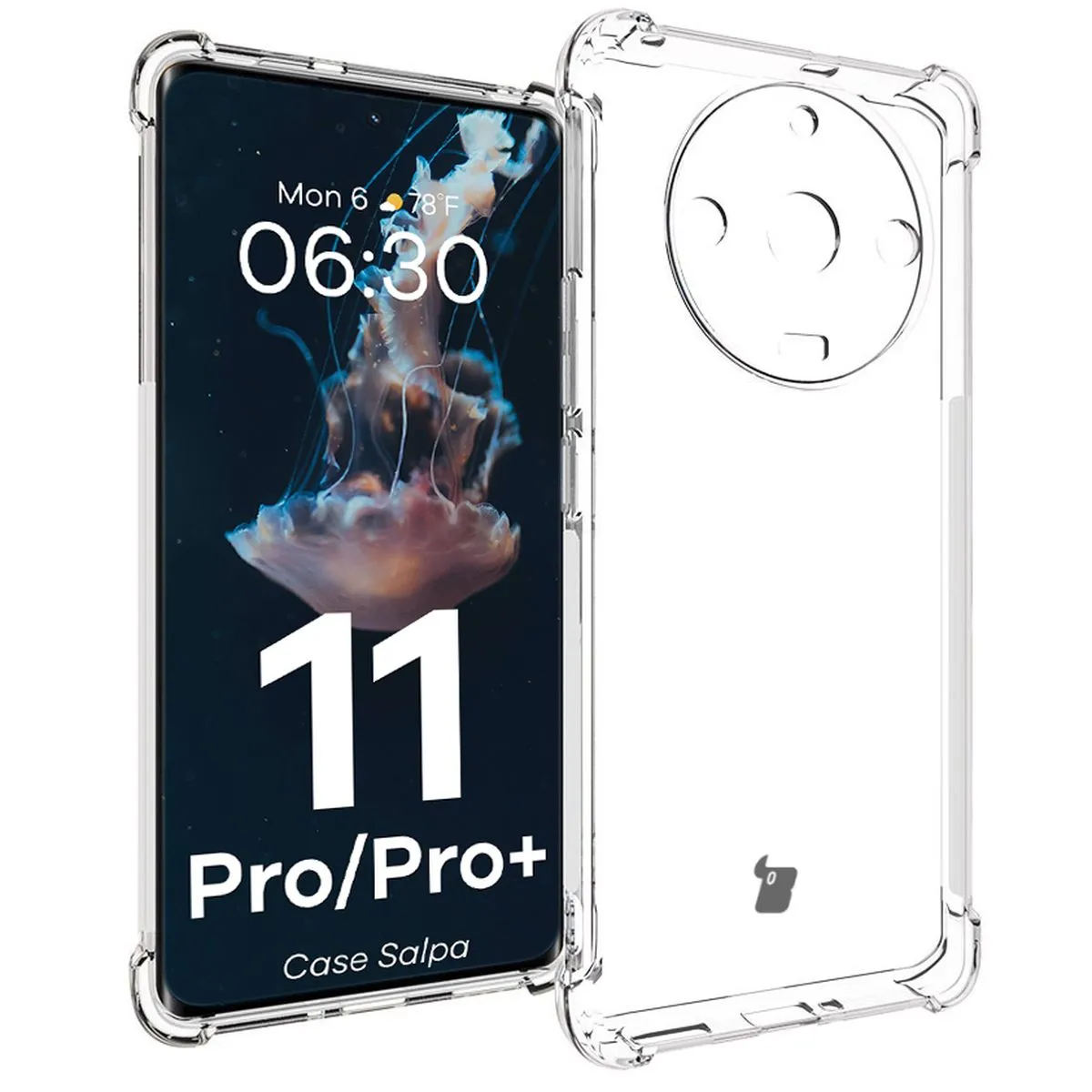Etui Bizon Salpa do Realme 11 Pro / 11 Pro+ Przezroczysty