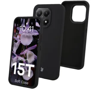 Etui Bizon Soft Case do Xiaomi 15T Czarny