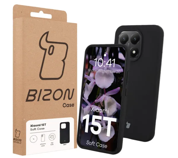 Bizon Soft Case do Xiaomi 15T Czarny