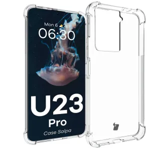 Etui Bizon Salpa do HTC U23 Pro Przezroczysty