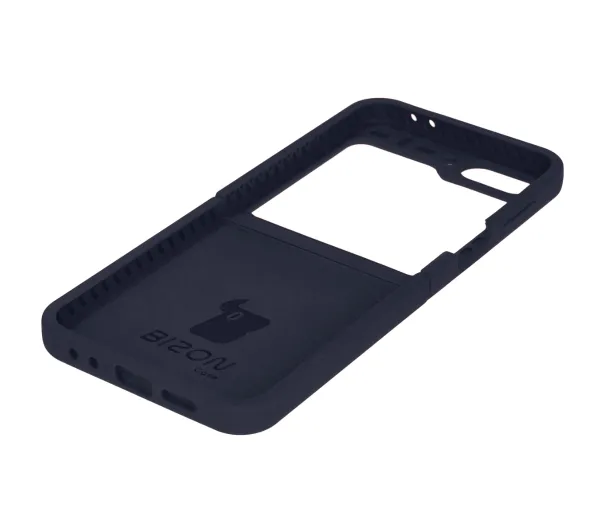 Bizon Soft Case do Samsung Galaxy Z Flip7 FE / Samsung Galaxy Z Flip6 Granatowy