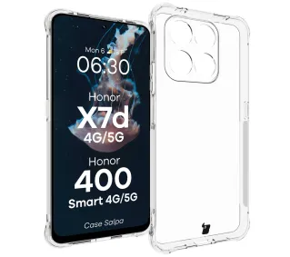 Bizon Salpa do Honor X7d 4G/5G / Honor 400 Smart 4G/5G Przezroczysty