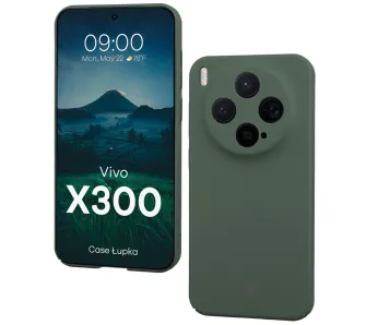 Etui Bizon Łupka do Vivo X300 Zielony