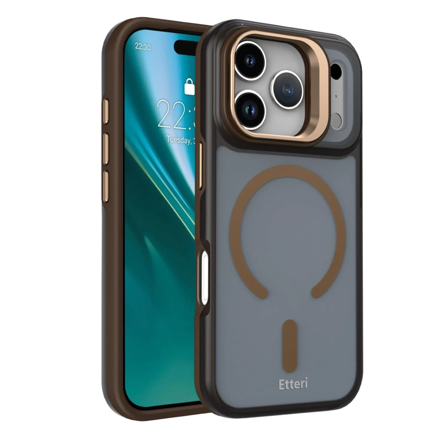 Etui Etteri Morning Fog do iPhone 17 Pro Max Brązowy