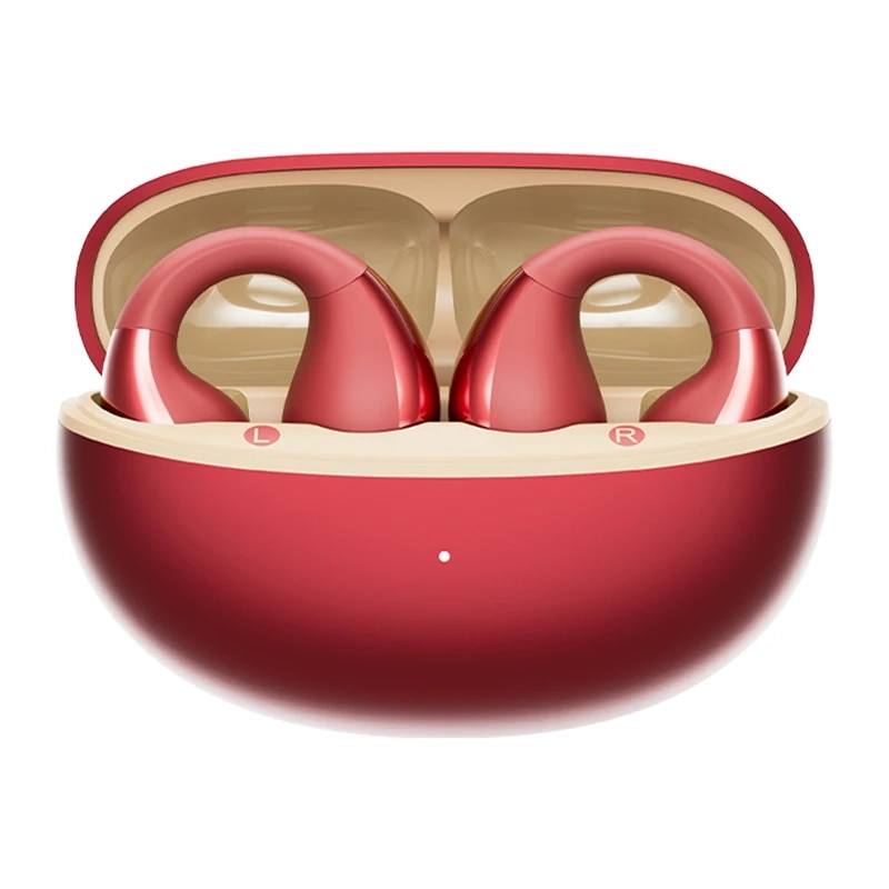 Słuchawki bezprzewodowe QCY Crossky Clip C30S Konstrukcja klipsa Przewodnictwo powietrzne Bluetooth 6.0 Czerwony