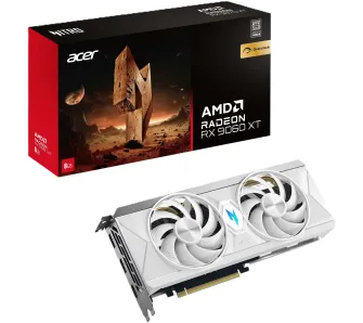 Karta graficzna Acer Nitro Radeon RX 9060 XT OC  White Edition 8GB GDDR6 128bit FSR