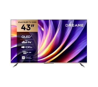 Telewizor Dreame 43Q100 43" QLED 4K 120Hz HSR Google TV Funkcje AI Dolby Vision Dolby Atmos HDMI 2.1 DVB-T
