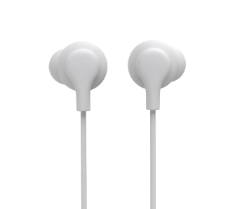 Słuchawki przewodowe Hama Douszne Curly USB-C Mikrofon Biały