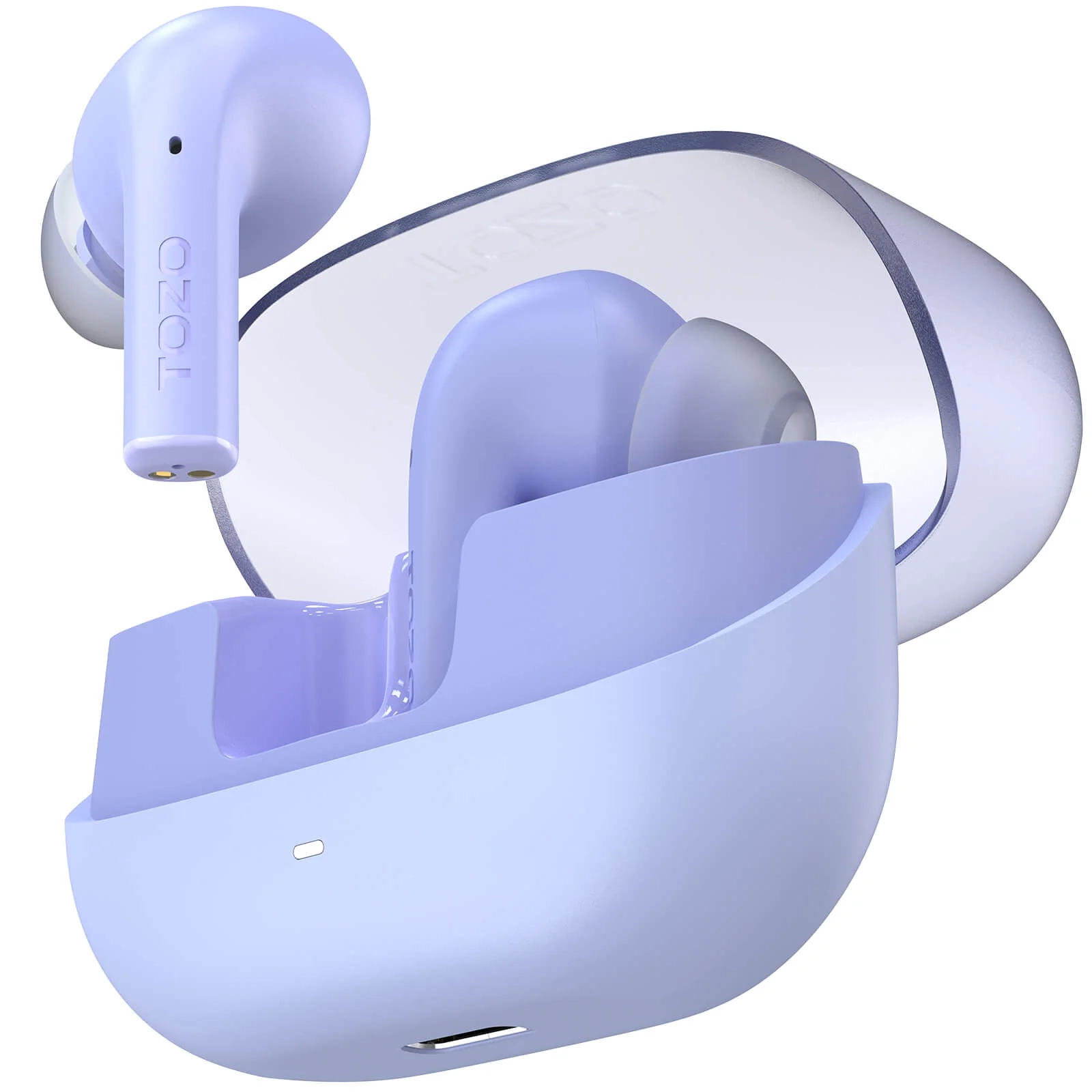 Słuchawki bezprzewodowe Tozo Agile Nova Dokanałowe Bluetooth 5.3 Fioletowy