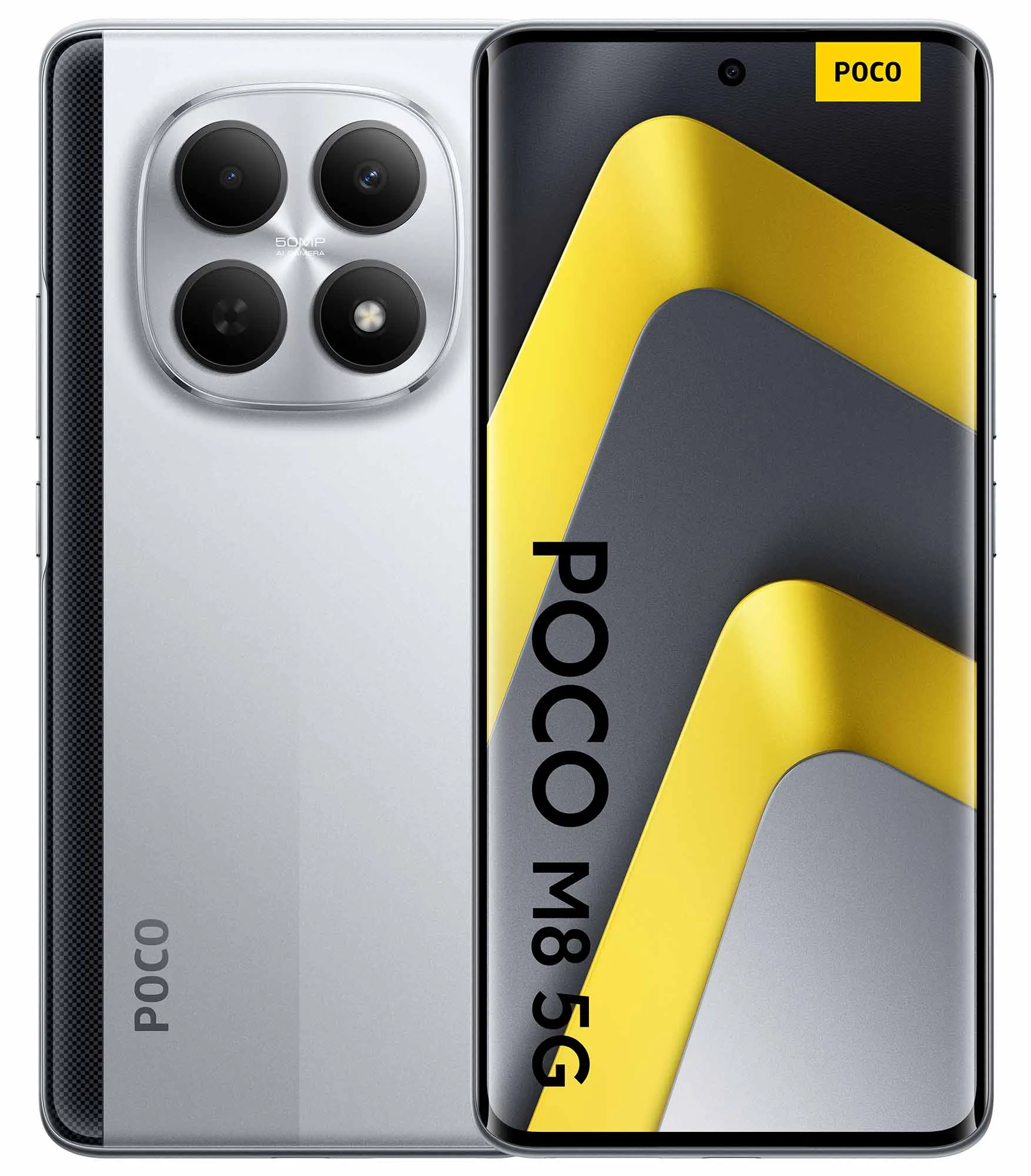 Smartfon POCO M8 5G 8/256GB 6,77" 120Hz 50Mpix Srebrny