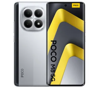 Smartfon POCO M8 5G 8/256GB 6,77" 120Hz 50Mpix Srebrny