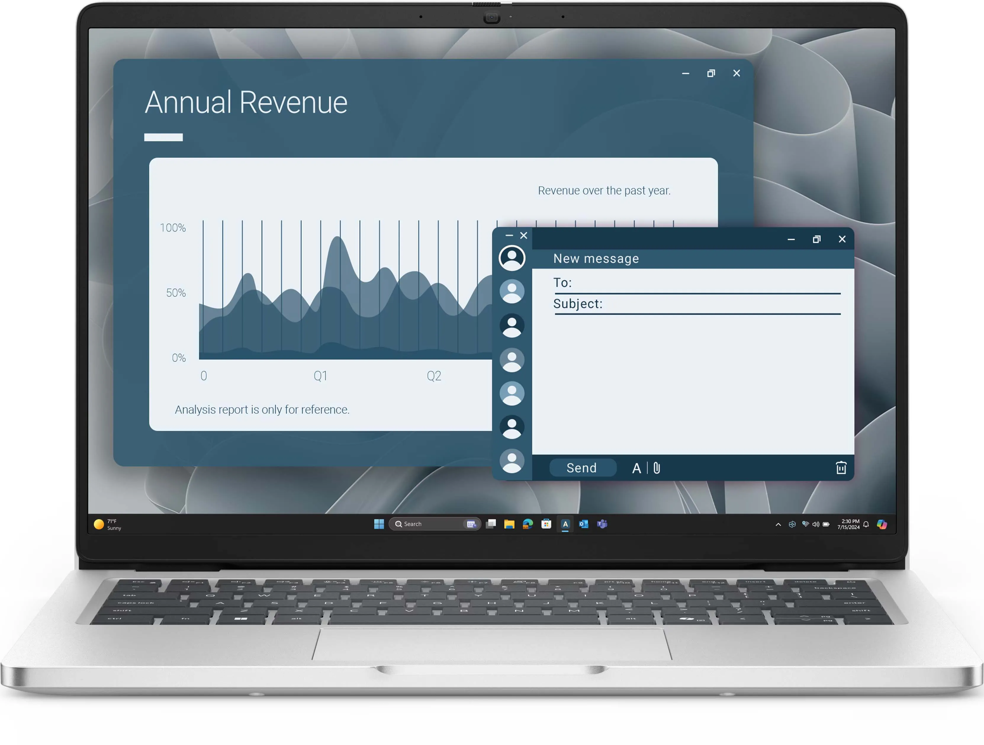 Laptop biznesowy Dell Pro 14 PC14255 14" Ryzen AI 5 Pro 340 16GB RAM 512GB Dysk SSD Win11 Pro Platynowy Funkcje AI