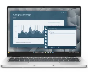 Laptop biznesowy Dell Pro 14 PC14255 14" Ryzen AI 5 Pro 340 16GB RAM 512GB Dysk SSD Win11 Pro Platynowy Funkcje AI