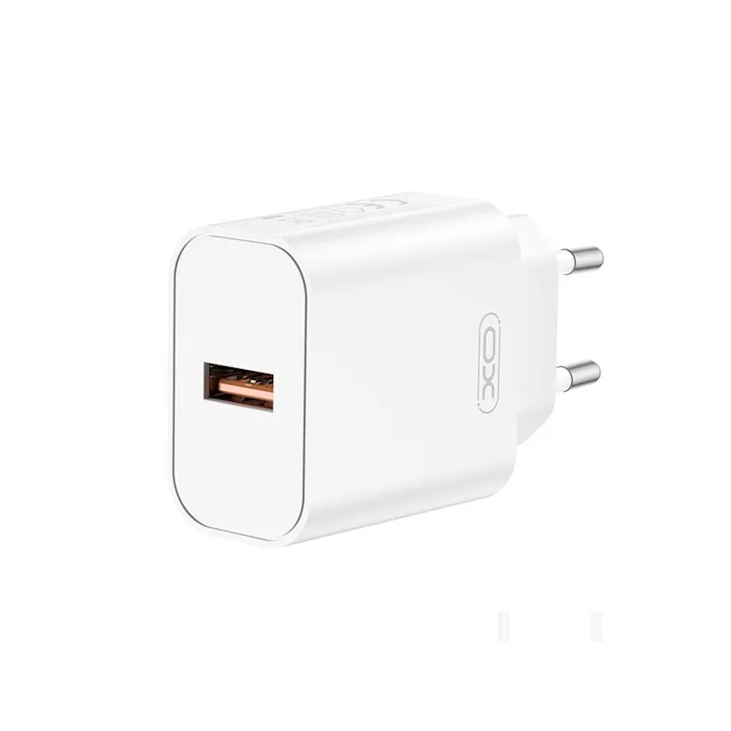 Ładowarka sieciowa XO CE33 USB-A 18W Biały