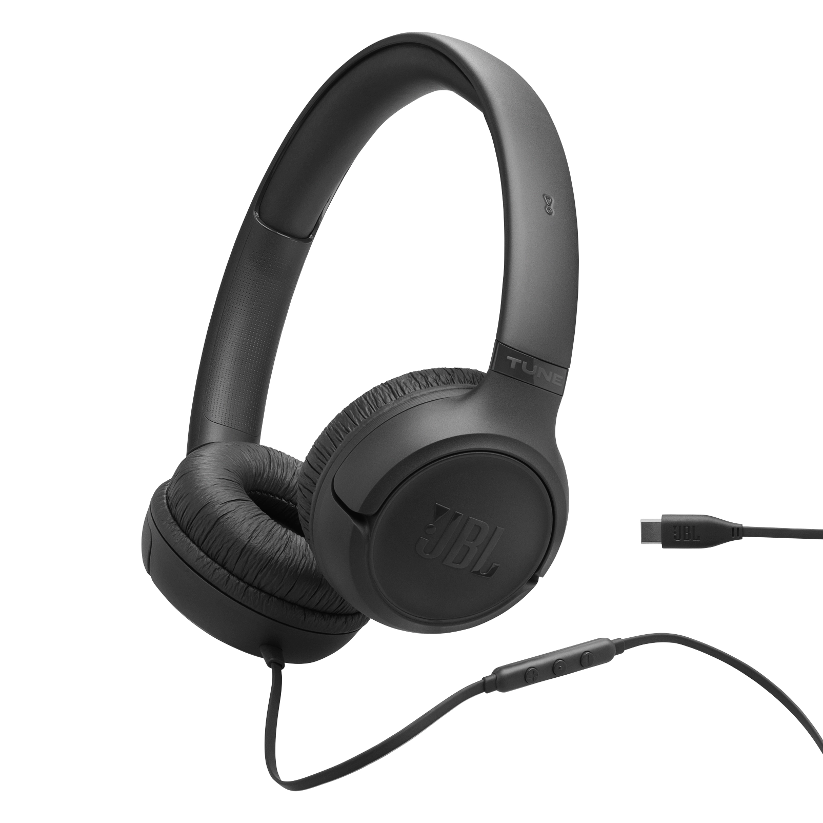 Słuchawki przewodowe JBL Tune 530C USB-C Nauszne Mikrofon Czarny