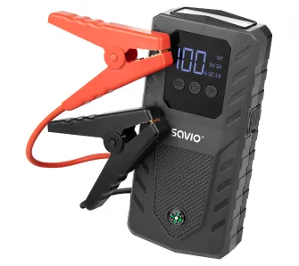 Rozrusznik Savio JS-01 Jump starter 10000 mAh 1000A Czarny