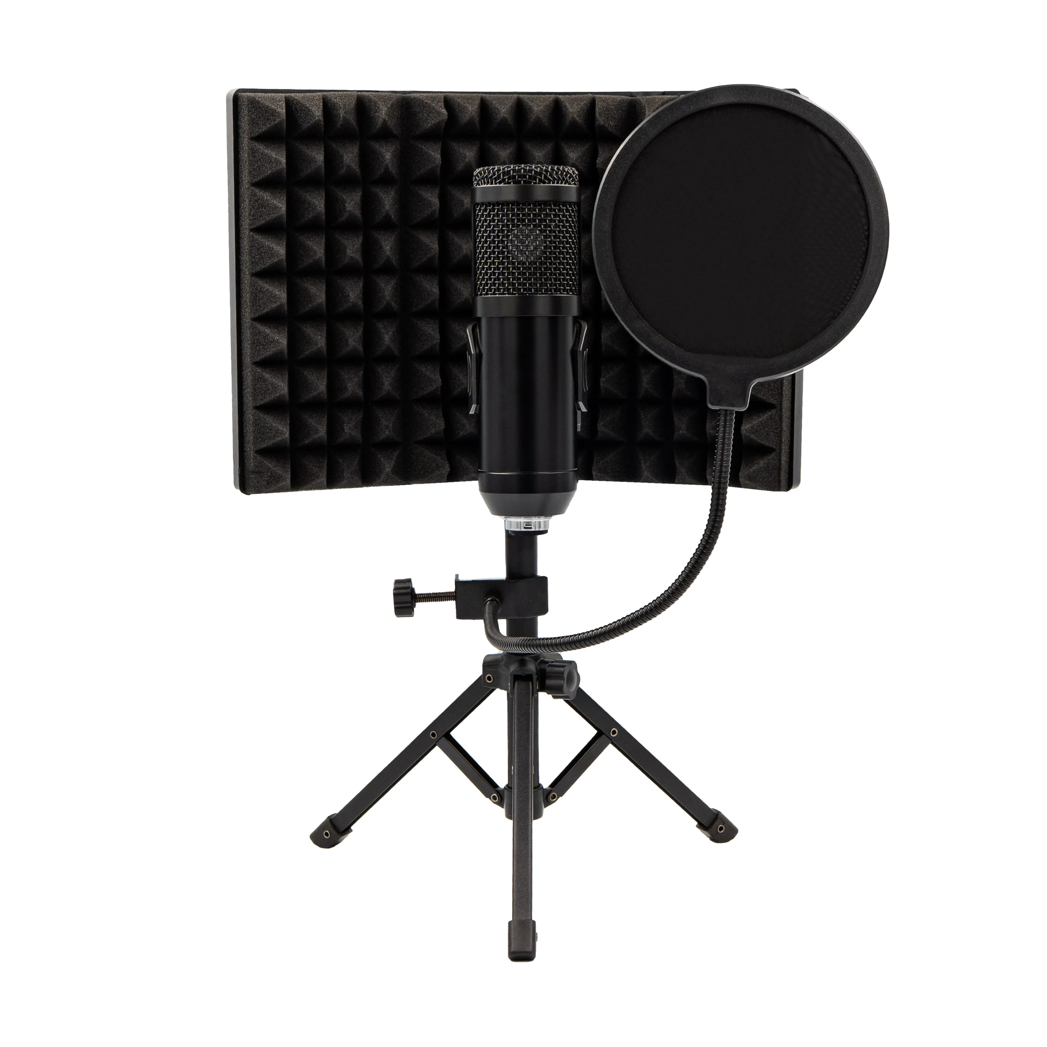 Mikrofon Musicmate MM-400 StudioMaster Przewodowy Pojemnościowy Czarny