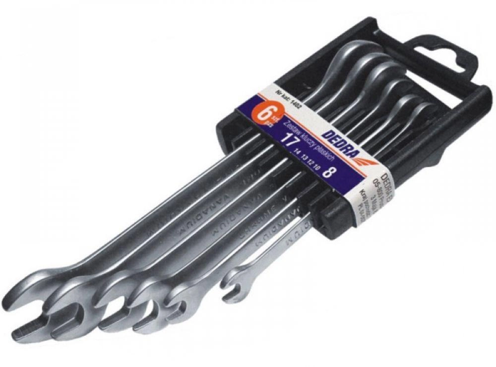 Zestaw kluczy Dedra 1408 6szt.