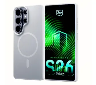 Etui 3mk Hardy Hazy MagCase do Galaxy S26 Ultra Biały