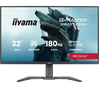 Monitor iiyama G-Master Red Eagle GB3272QSU-B1 31,5" 2K Fast IPS 180Hz 0,5ms MPRT Gamingowy