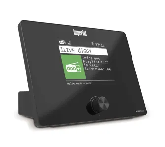 Radioodbiornik Imperial DABMANi420BK Radio FM DAB+ Internetowe Wi-Fi Bluetooth Czarny