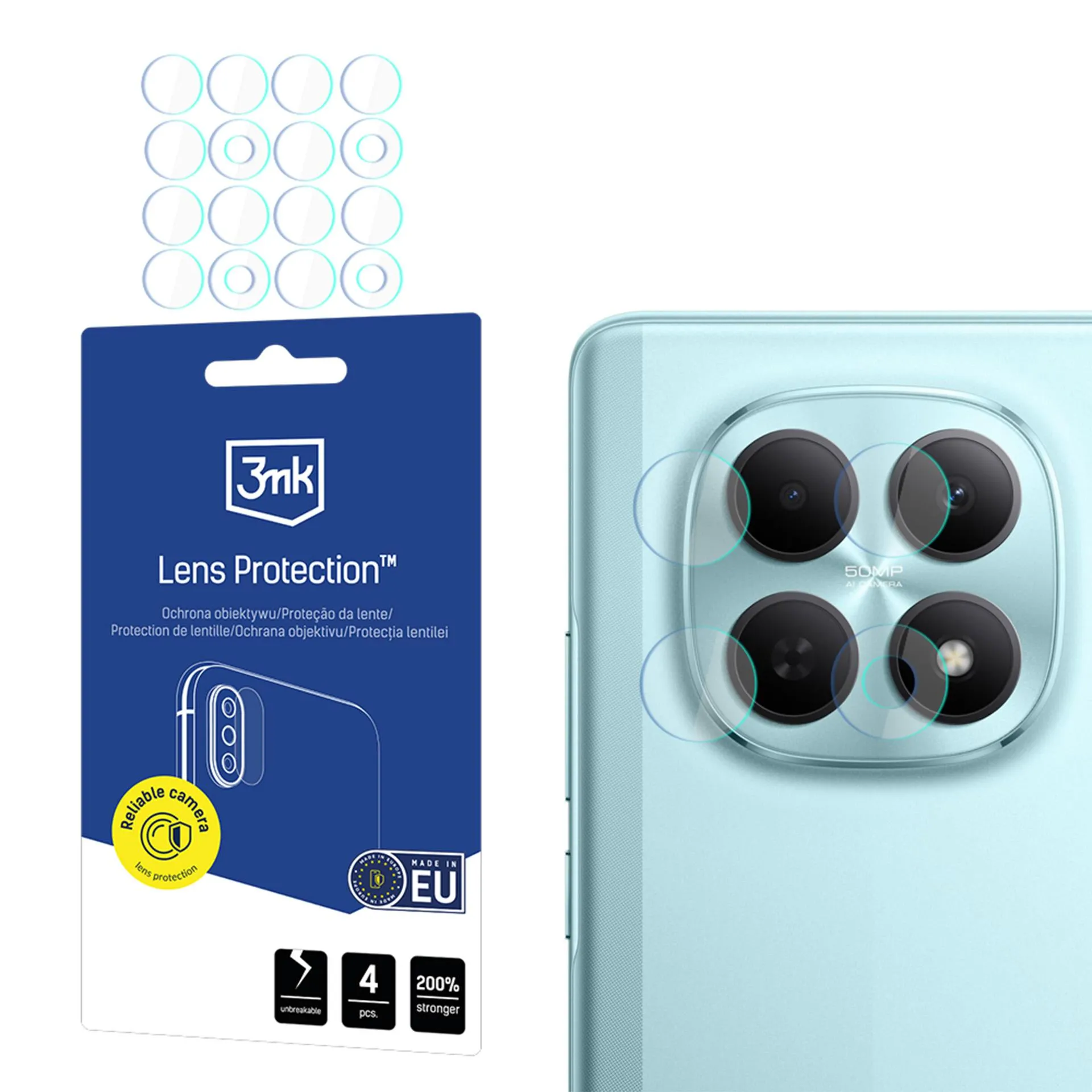 Szkło hybrydowe 3mk Lens Protection do Poco M8 5G