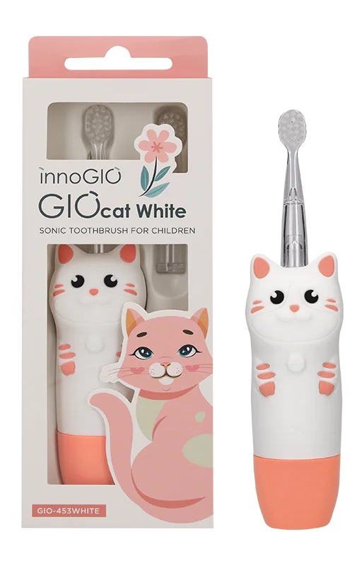 Szczoteczka elektryczna dla dzieci Innogio GIOcat White GIO-453