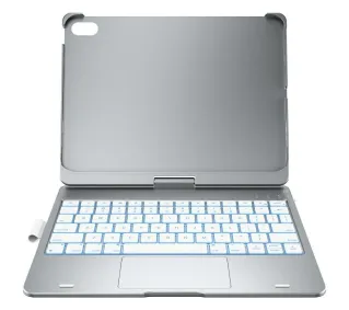 Typecase Flexbook Touch z klawiaturą do iPad 11" (A16) 2025 / iPad 10.9" 2022 Srebrny