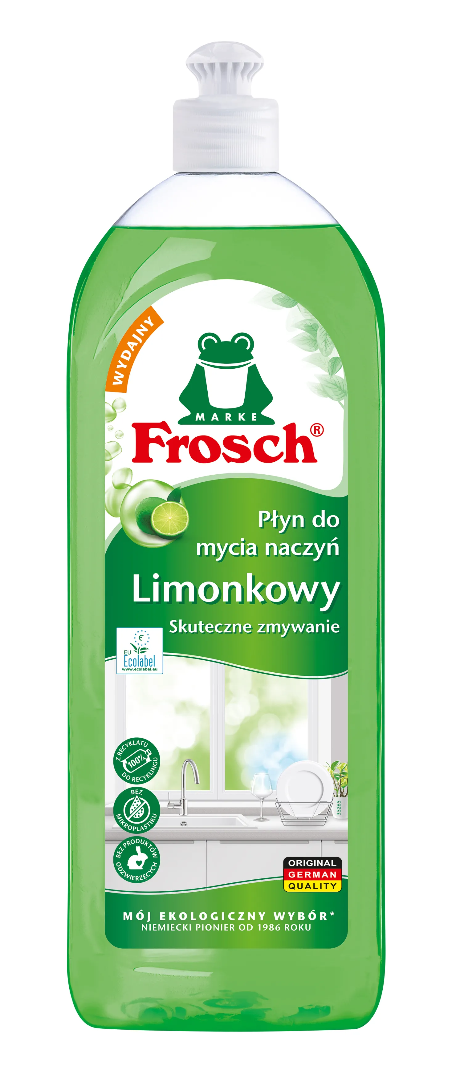 Płyn do mycia naczyń Frosch Limonka 750ml