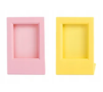 Ramka LoveInstant LI00323 2w1 Różowy Żółty 2 sztuki