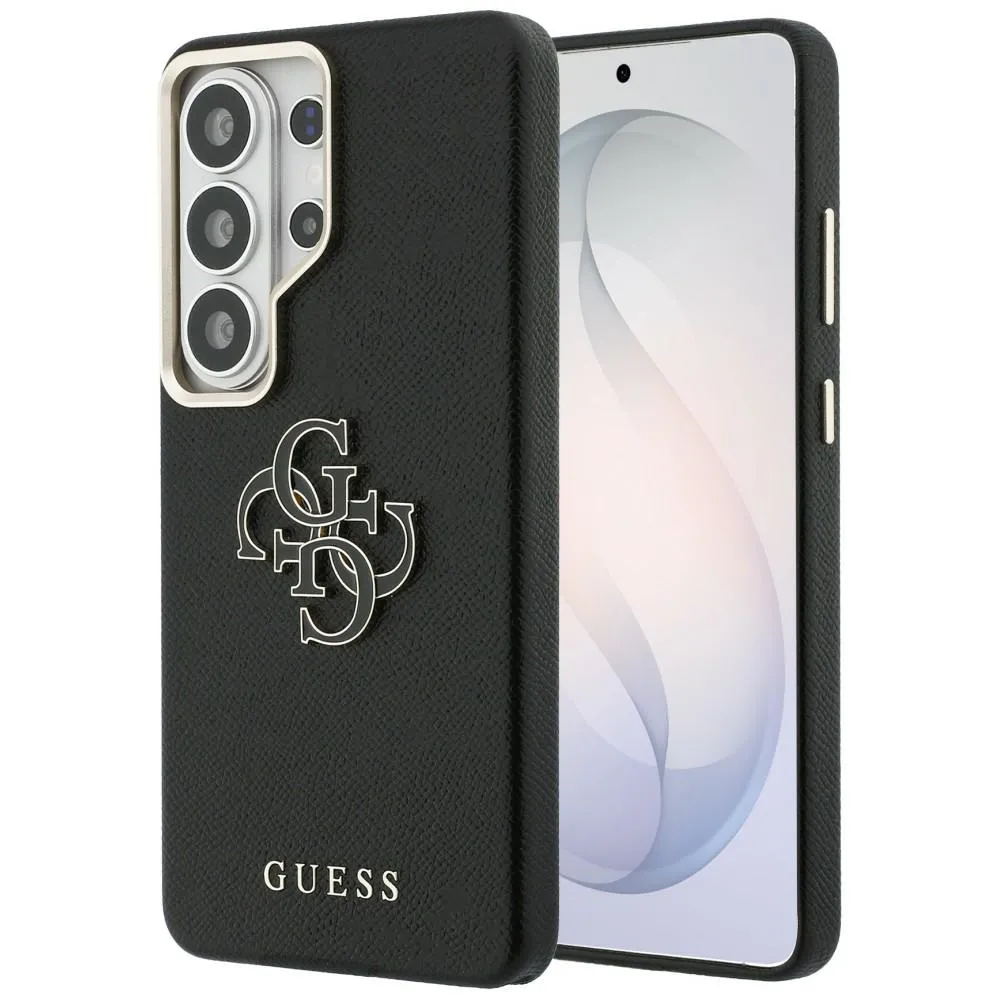 Etui Guess Grained Big 4G Metal Logo do Galaxy S26 Ultra Czarny