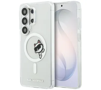 Etui Karl Lagerfeld IML Peekaboo Choupette MagSafe do Galaxy S26 Ultra Przezroczysty